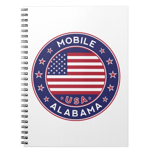 Caderno Espiral Mobile, Alabama (Frente)