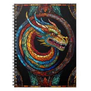 Caderno Espiral Mochila com texto desenhado