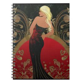 CADERNO ESPIRAL MODA-ESQUE #4