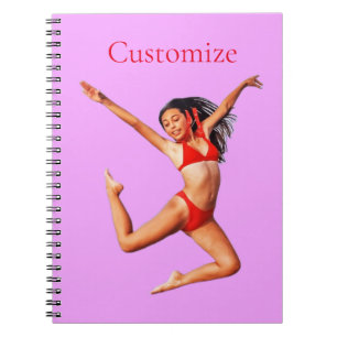 Caderno Espiral Modelo Bikini Dançando Thunder_Cove