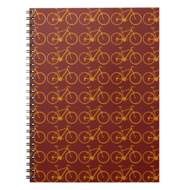 Caderno Espiral modelo de bicicleta para ciclistas (Frente)