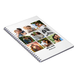 Caderno Espiral Modelo de Colagem de Fotos 9 Personalizada para Ca