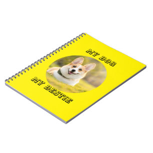 Caderno Espiral Modelo de Fotografia Personalizado para Meu Cachor