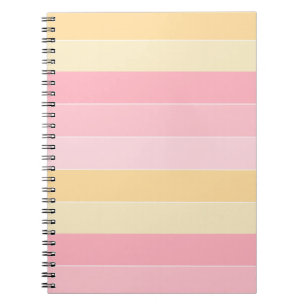 Caderno Espiral Modelo de Tendência de Cores de Pastel Elegante c