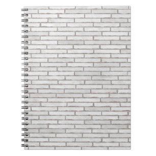 Caderno Espiral Modelo de tijolos de parede