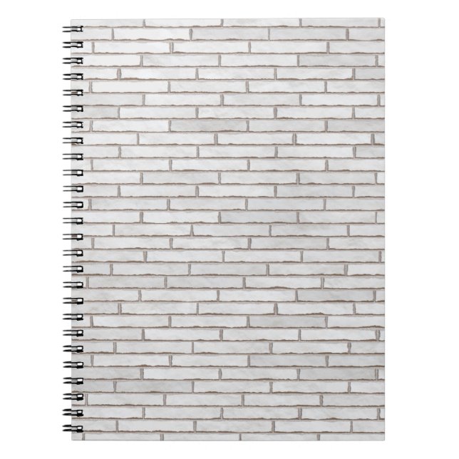 Caderno Espiral Modelo de tijolos de parede (Frente)