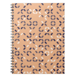 Caderno Espiral modelo geométrico abstrato, arte, trabalho de arte