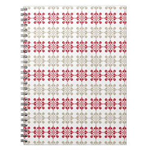 Caderno Espiral Modelo geométrico VI do sinal SUN letão tradicio