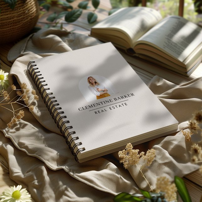 Caderno Espiral Moder arch photo Business Branding (Criador carregado)