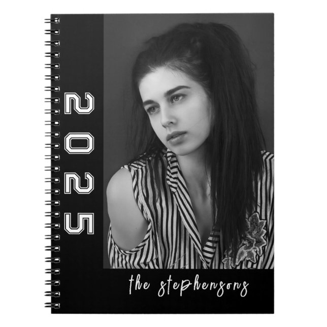 Caderno Espiral Modern 2 Photo Collage Personalized (Frente)