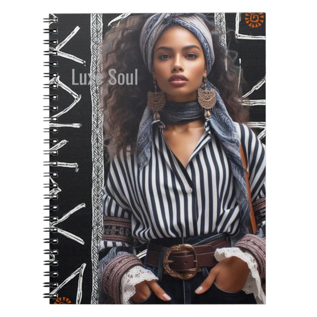 Caderno Espiral Modern and sophisticated Spiral Photo Notebook (Frente)