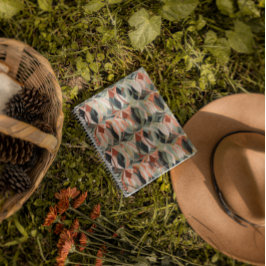 Caderno Espiral Modern Boho Abstrato | Diário para notebook monogr