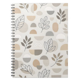Caderno Espiral Modern Botanical Geometry