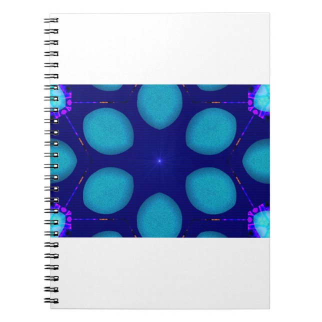 Caderno Espiral MODERN_Decoration_LIGHT STAR_BLUE (Frente)