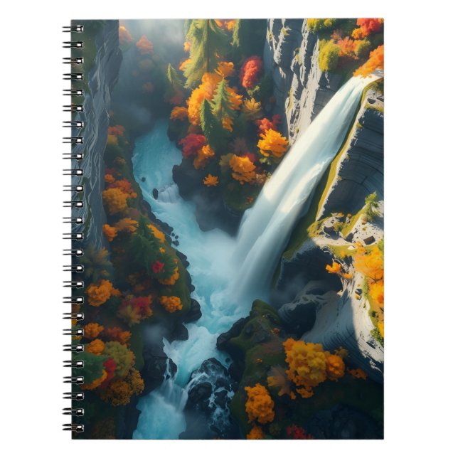 Caderno Espiral Modern Navy & Gold Abstract Mountain Peak – Luxury (Frente)