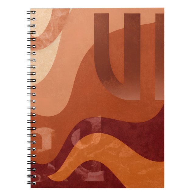 Caderno Espiral Modern Neutral Note Book (Frente)