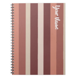 Caderno Espiral Moderna Linear | Antique Rose & Copper