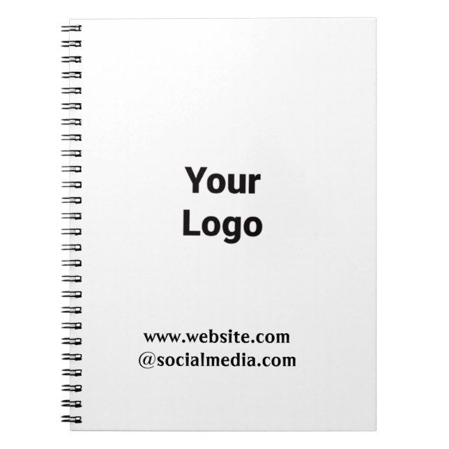 CADERNO ESPIRAL MODERNO MODERNO MODERNO SIMPLES CHIC ELEGANTE MONO (Frente)