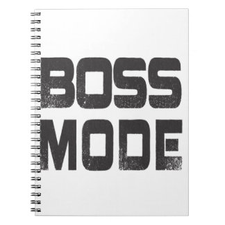Caderno Espiral Modo Chefe
