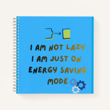 Caderno Espiral Modo de Economia de Energia Não So