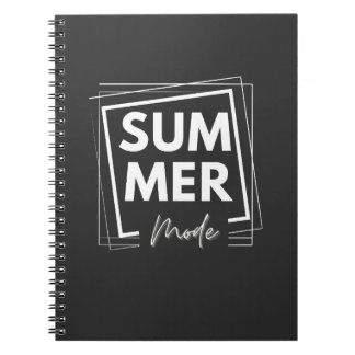 Caderno Espiral modo verão