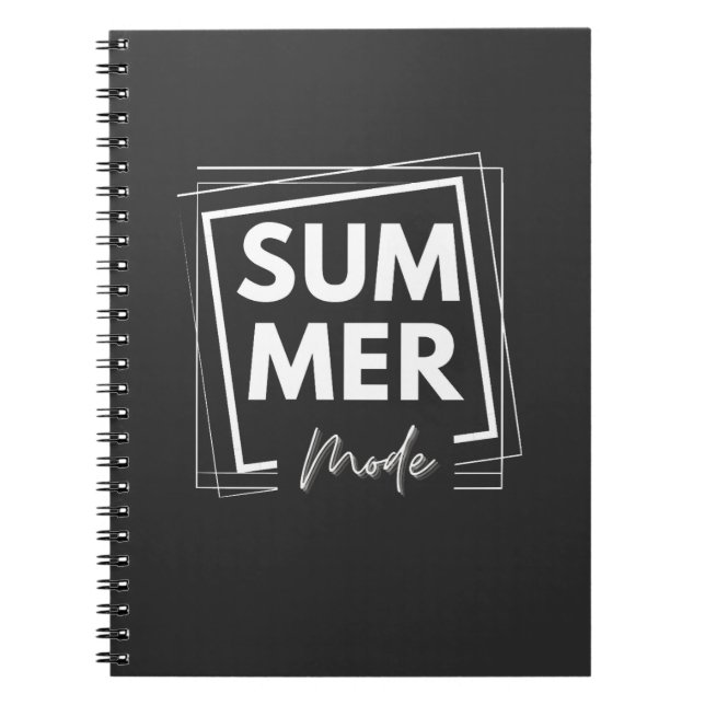 Caderno Espiral modo verão (Frente)