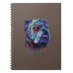Caderno Espiral Modos  Bulldog Inglês