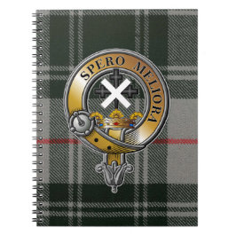Caderno Espiral Moffat Tartan & Crachá