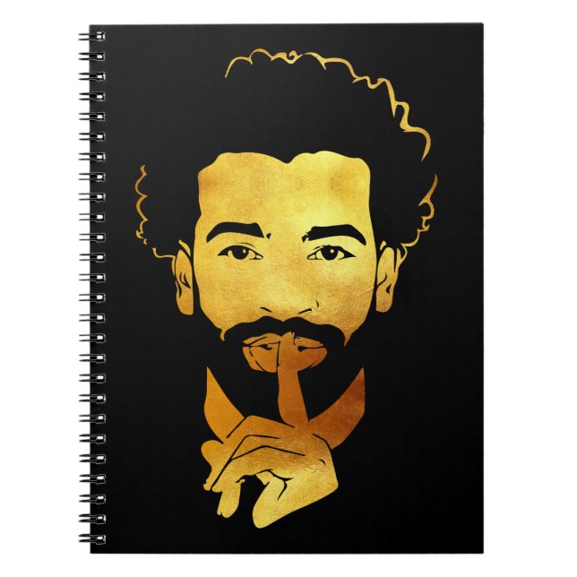 Caderno Espiral Mohamed Salah, o futebol do rei egípcio (Frente)