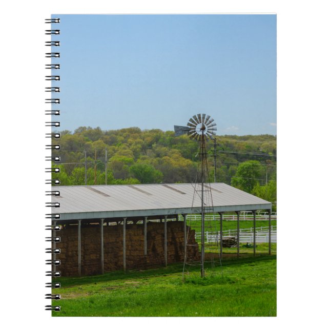 Caderno Espiral Moinho de vento (Frente)