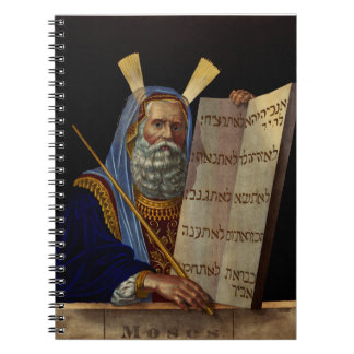 Caderno Espiral Moisés E As Tábuas Da Lei Arte