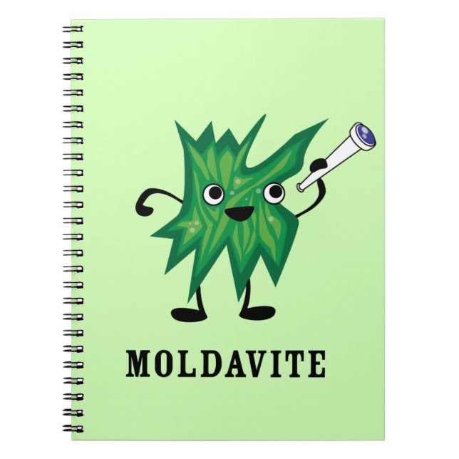 Caderno Espiral Moldavite (Frente)