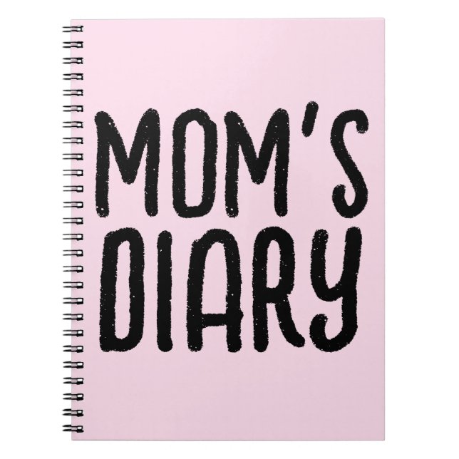 CADERNO ESPIRAL MOM DIARY MOM'S NOTEBOOK (Frente)