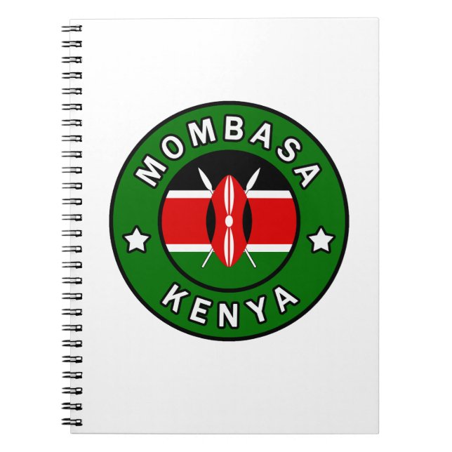 Caderno Espiral Mombasa Kenya (Frente)