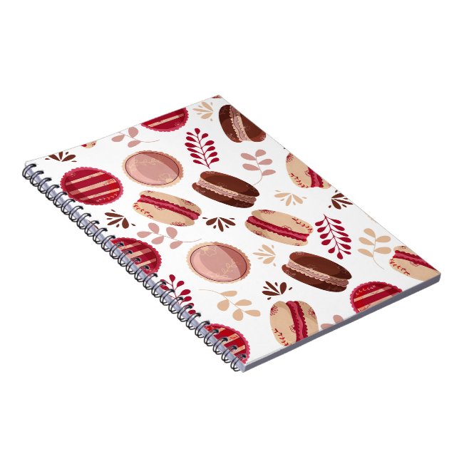 Caderno Espiral Momentos de doçura: Notas entre Macarons (Lado Direito)