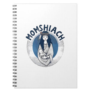 Caderno Espiral Momhiach Jewish Hanukkah 2025 Mãe Jew