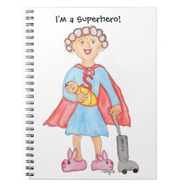 Caderno Espiral Moms are Superheroes!