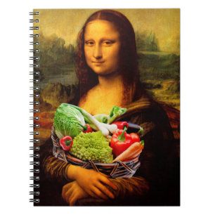 Caderno Espiral Mona Lisa Adora Vegetais
