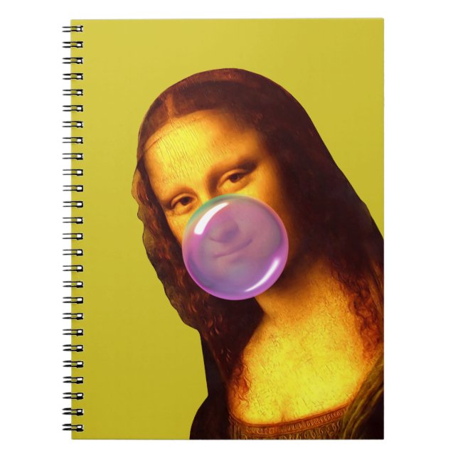 Caderno Espiral Mona Lisa Chiclete (Frente)