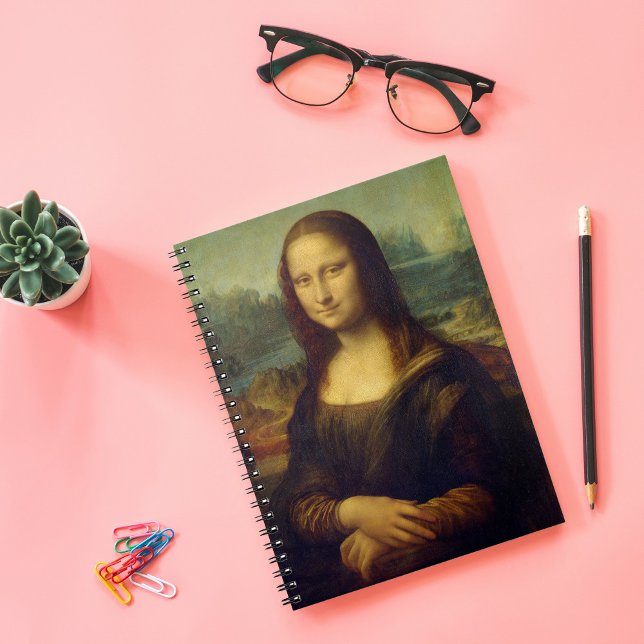 Caderno Espiral Mona Lisa | Leonardo da Vinci (Criador carregado)