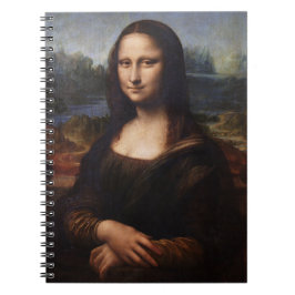 Caderno Espiral Mona Lisa & Leonardo da Vinci/vintage Itália