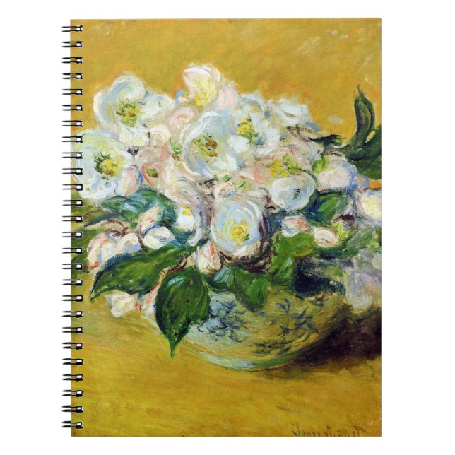 Caderno Espiral Monet France Impressionista Pessoas Natal (Frente)