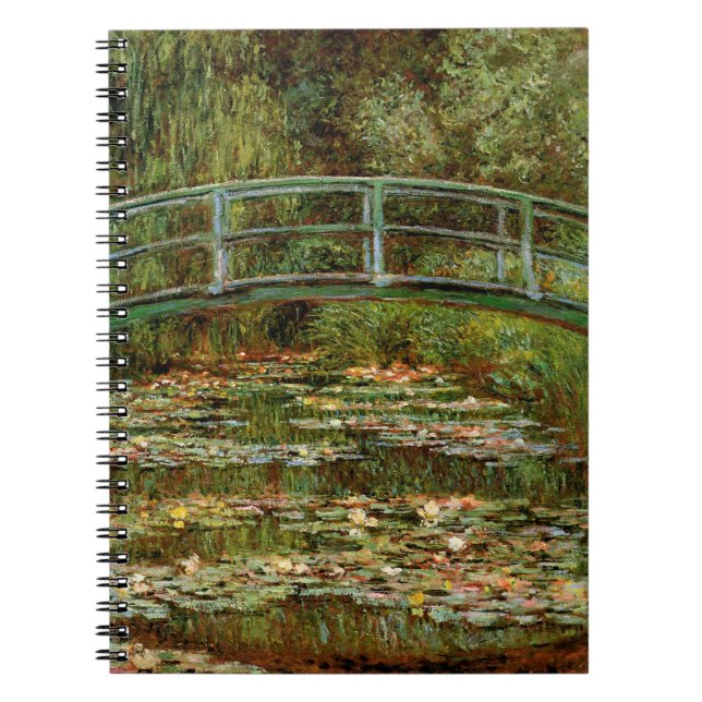 Caderno Espiral Monet French Bridge Giverney (Frente)