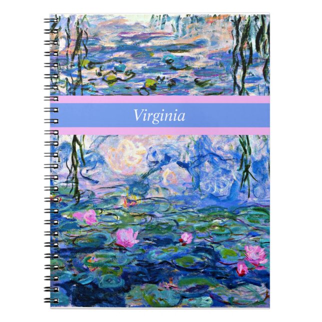 Caderno Espiral Monet - Lírios d'água 1919 modelo (Frente)