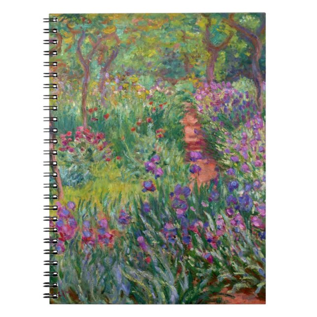 Caderno Espiral Monet "O Jardim Íris em Giverny" (Frente)