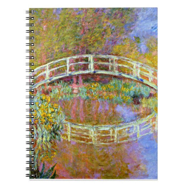 Caderno Espiral Monet - Ponte no Jardim de Monet (Frente)