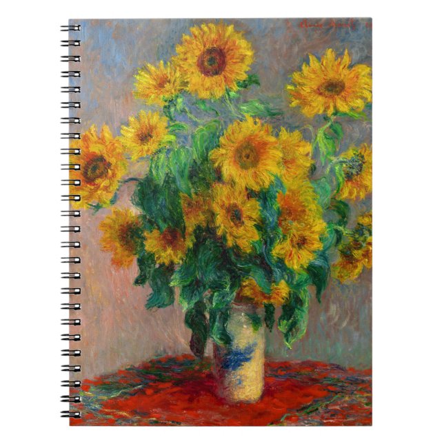 Caderno Espiral Monet Sunflower (Frente)