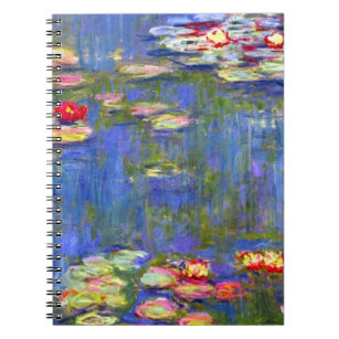 Caderno Espiral Monet Water Lilies 