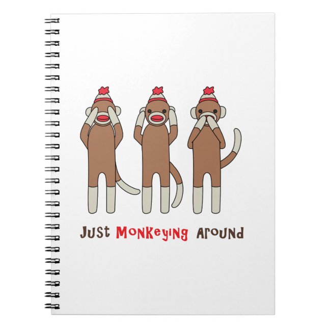 Caderno Espiral Monkeings (Frente)