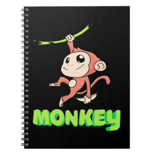 Caderno Espiral Monkey Banana